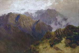 Kosciusko by William Charles Piguenit Oil Painting