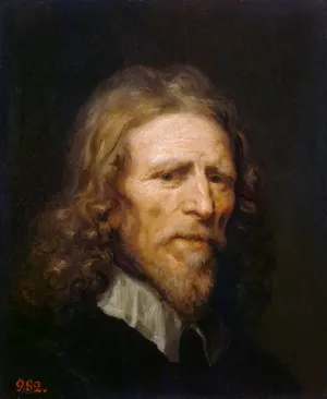 Portrait of Abraham van der Doort Oil painting by William Charles Thomas Dobson