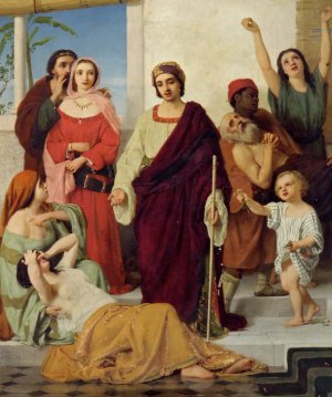 The Prosperous Days of Job Oil painting by William Charles Thomas Dobson