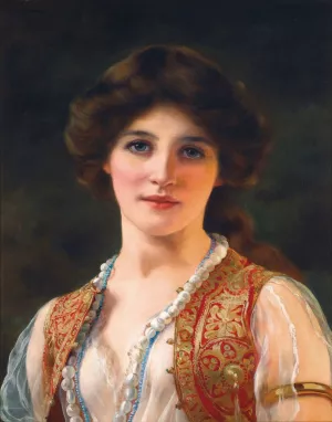 An Eastern Beauty by William Clarke Wontner Oil Painting