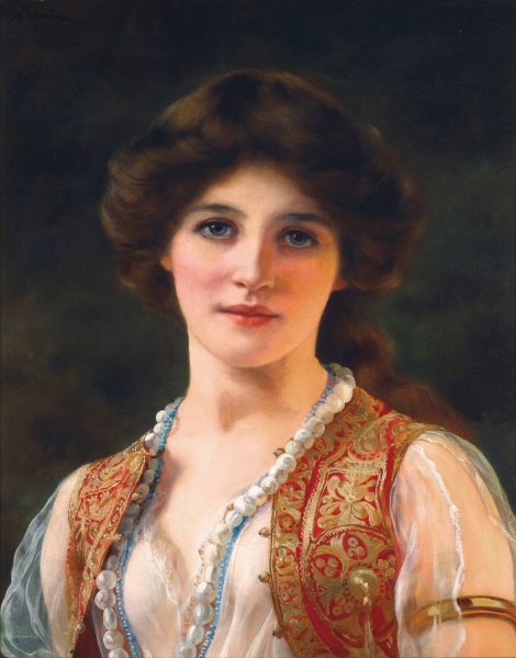 Main Product Photo of An Eastern Beauty Painting by William Clarke Wontner