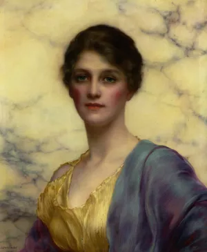 Portrait of a Beauty by William Clarke Wontner Oil Painting