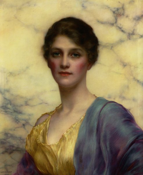 Main Product Photo of Portrait of a Beauty Painting by William Clarke Wontner