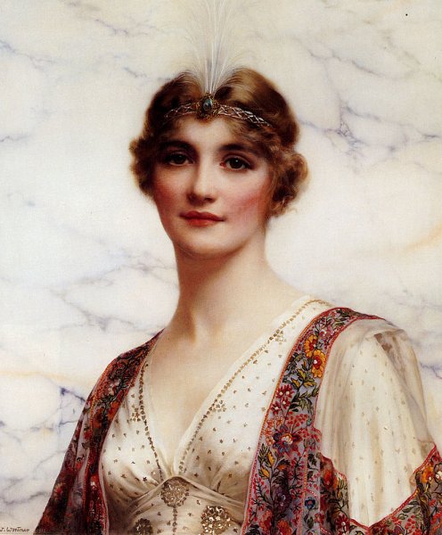 Main Product Photo of The Fair Persian Painting by William Clarke Wontner