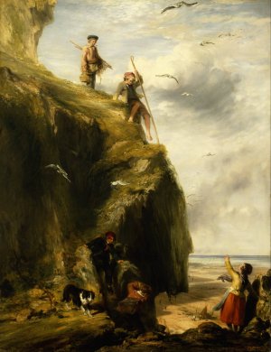 Returning from the Haunts of the Seafowl by William Collins Oil Painting