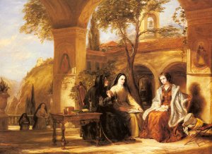 The World of the Cloister by William Collins Oil Painting