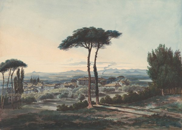Frascati, Near Rome  by William Cowen - Hand-Painted Oil Painting Reproduction