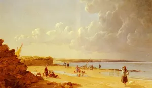 On The Northeast Coast Oil painting by William Crosby