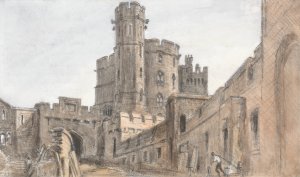 Windsor Castle by William Crotch Oil Painting