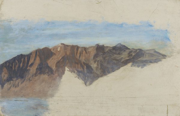 Mountains of Savoie by William De Goumois - Hand-Painted Oil Painting Reproduction