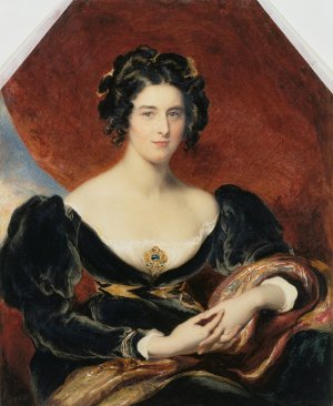 Sarah, Lady Lyndhurst by William Derby Oil Painting