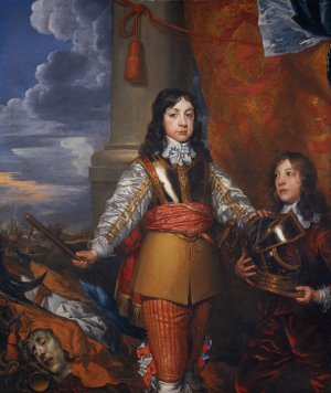 Charles II, 1630 - 1685. King of Scots 1649-1685. King of England and Ireland 1660-1685 by William Dobson Oil Painting