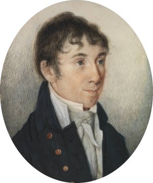 Charles Brockden Brown by William Dunlap Oil Painting
