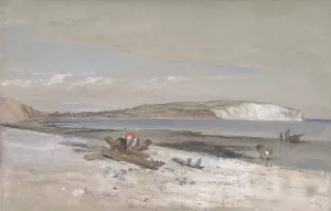 Culver Cliff, Isle of Wight by William Dyce Oil Painting