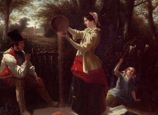 Main Product Photo of Winnowing Painting by William Edward Millner