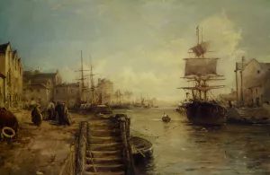 A Bit of Poole Harbour by William Edward Webb - Oil Painting Reproduction