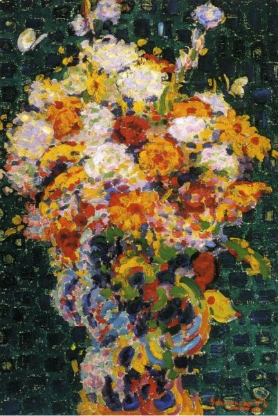 Main Product Photo of Butterflies Painting by William Emile Schumacher