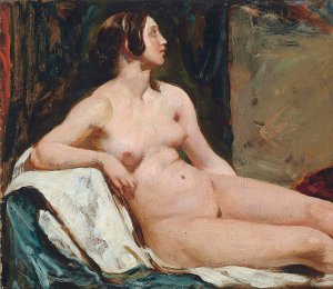 Female Nude by William Etty Oil Painting