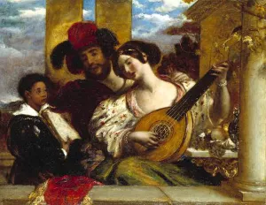 Il Duetto painting by William Etty