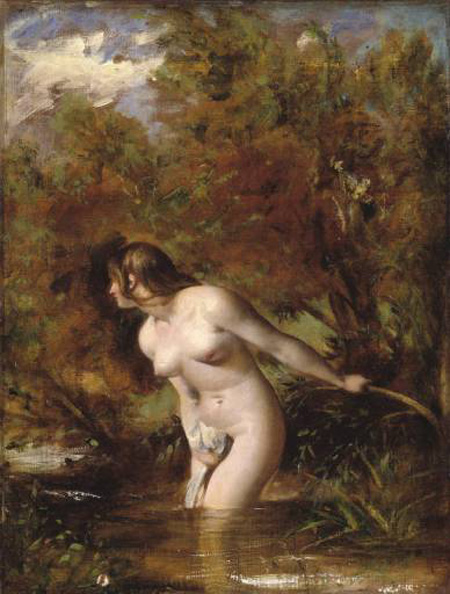 Main Product Photo of Musidora The Bather Painting by William Etty