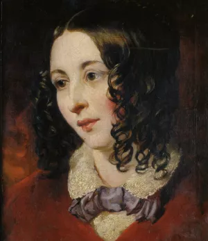 Portrait of Miss Eliza Cook by William Etty - Oil Painting Reproduction
