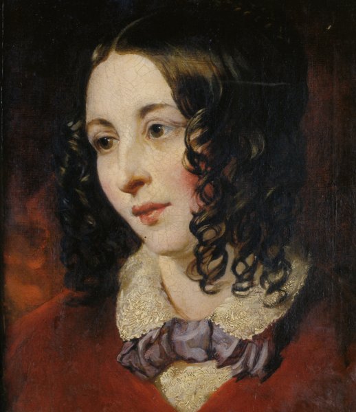 Main Product Photo of Portrait of Miss Eliza Cook Painting by William Etty