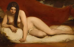 Reclining Nude Oil painting by William Etty