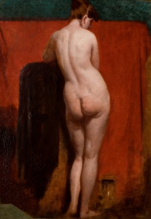 Standing Female Nude by William Etty Oil Painting