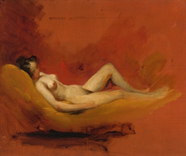 Study Of A Female Nude by William Etty - Hand-Painted Oil Painting Reproduction