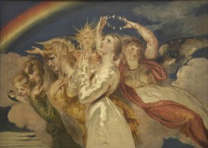 The Assumption of the Virgin by William Etty Oil Painting