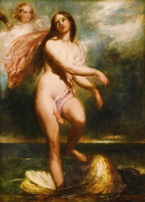The Birth Of Venus by William Etty Oil Painting
