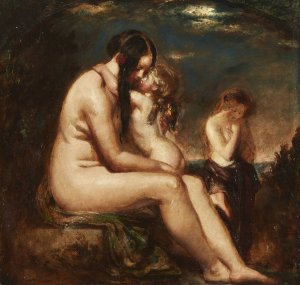 The Dawn of Love by William Etty Oil Painting