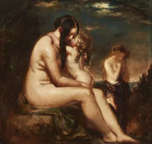 The Dawn of Love by William Etty Oil Painting