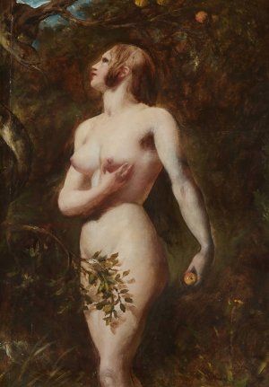 The Temptation of Eve by William Etty Oil Painting