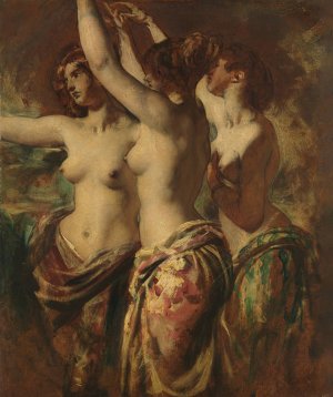 The Three Graces by William Etty Oil Painting