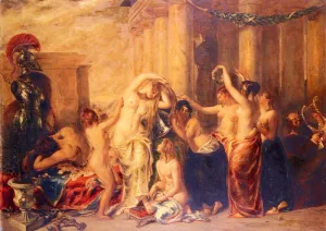 Venus and Her satellites by William Etty - Oil Painting Reproduction