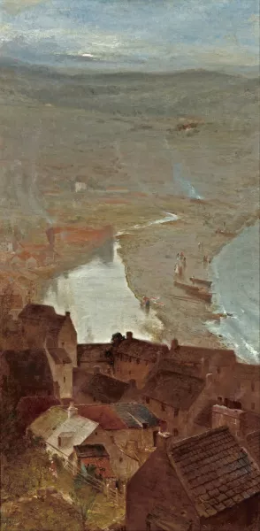 Stonehaven by William Fettes Douglas Oil Painting