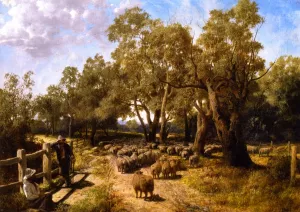 Yarra Flats by William Ford - Oil Painting Reproduction