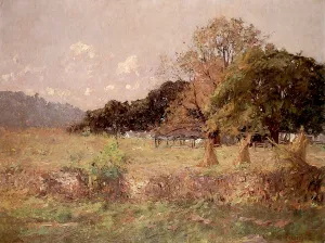 A Cornfield, Autumn Morning by William Forsyth - Oil Painting Reproduction