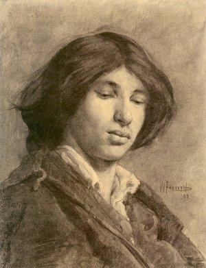 A Model by William Forsyth Oil Painting
