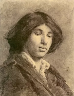 A Model by William Forsyth Oil Painting