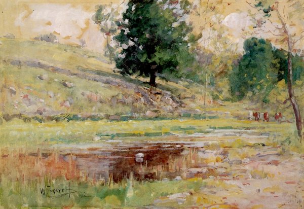 Main Product Photo of Autumn at Vernon Painting by William Forsyth