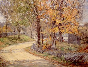 Autumn Roadside, Kentucky by William Forsyth Oil Painting