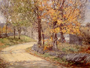 Autumn Roadside, Kentucky by William Forsyth - Oil Painting Reproduction