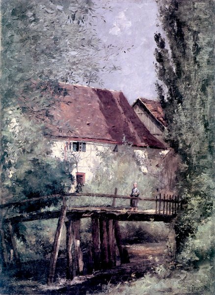 Main Product Photo of Canal, Burgau Painting by William Forsyth
