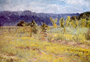 Flower Garden, Cedar Farm by William Forsyth Oil Painting