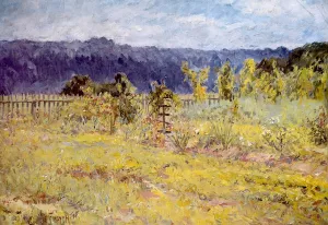 Flower Garden, Cedar Farm by William Forsyth Oil Painting