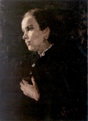 Kathie - A Model by William Forsyth Oil Painting