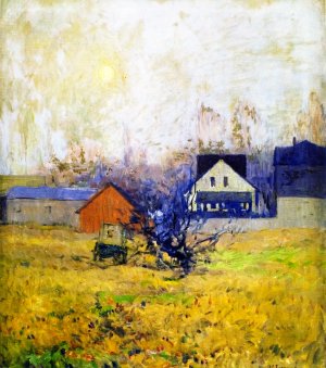 Moonrise and Twilight by William Forsyth Oil Painting