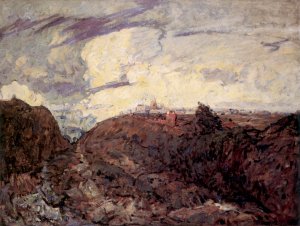 The Red City by William Forsyth Oil Painting